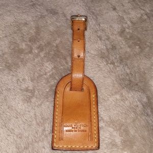 Authentic Louis Vuitton Luggage Tag